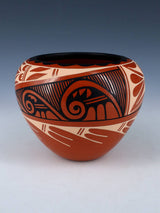 Handmade Geometric Jemez Pueblo Pottery Bowl