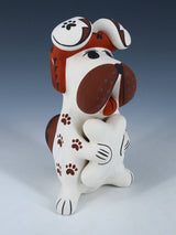 Jemez Pueblo Pottery Storyteller Dog With A Bone