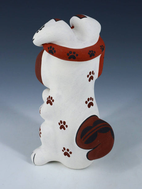 Perro Narrador de Cerámica Jemez Pueblo