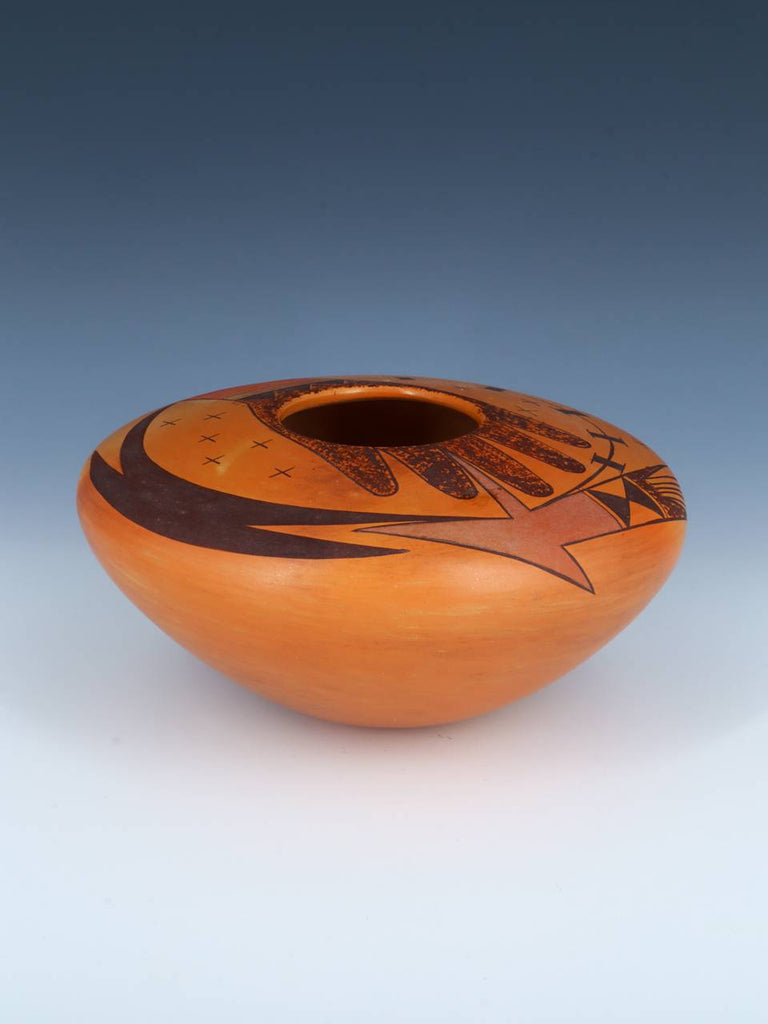 Hopi Pueblo Hand Made Pottery Seedpot - PuebloDirect.com