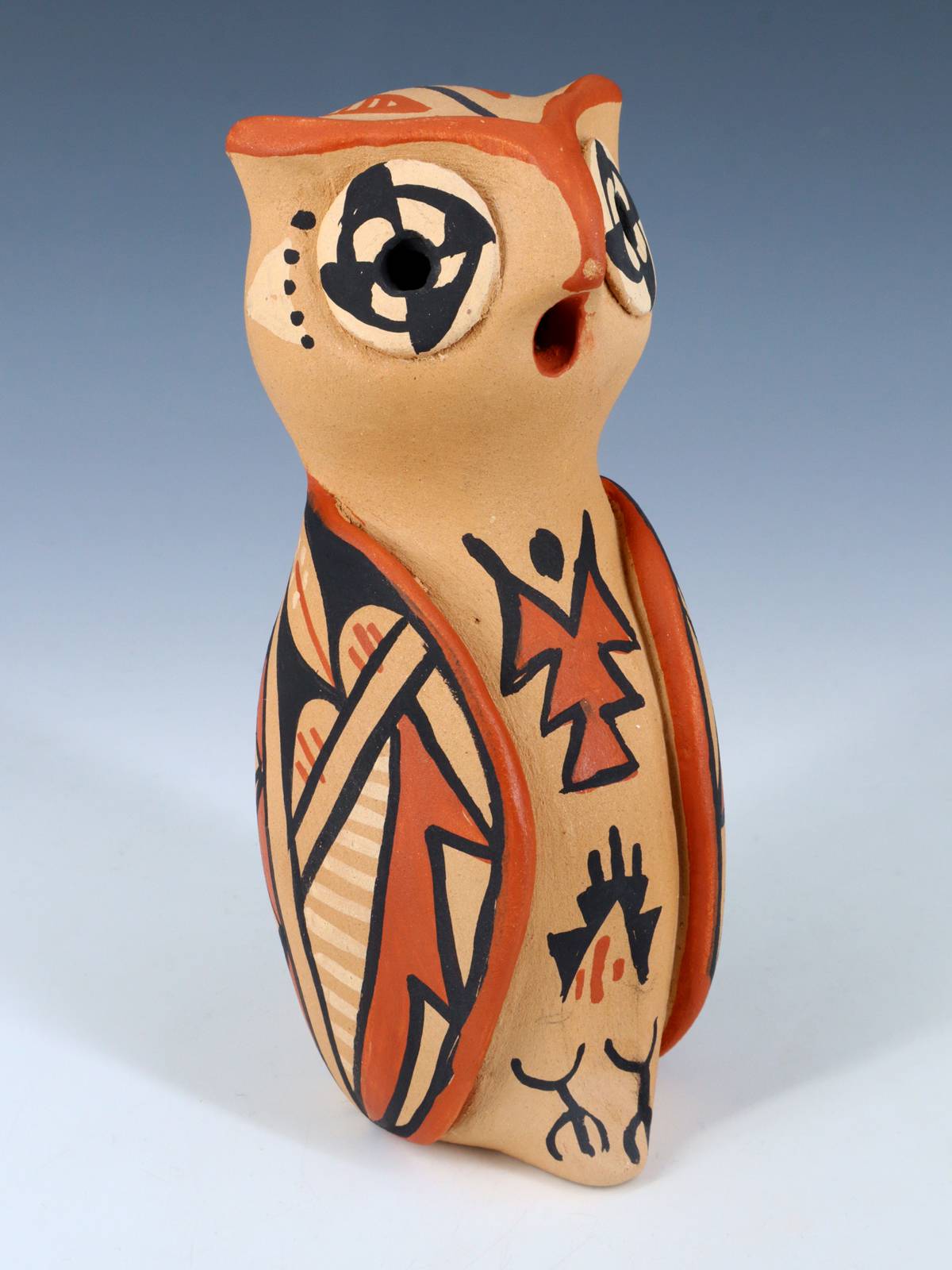 Jemez Pueblo Pottery Storyteller Owl Doll