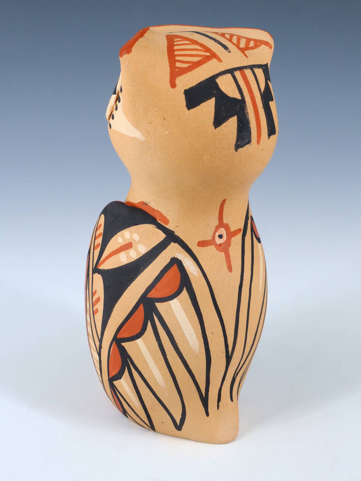 Jemez Pueblo Pottery Storyteller Owl Doll