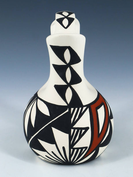 Acoma Pueblo Hand Painted Pottery Wedding Vase