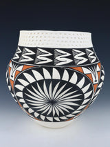 Acoma Pueblo Hand Painted Pottery Bowl - PuebloDirect.com