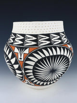 Acoma Pueblo Hand Painted Pottery Bowl - PuebloDirect.com