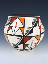 Acoma Pueblo Hand Coiled Pottery Bowl - PuebloDirect.com