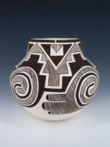 Laguna Pueblo Hand Coiled Pottery Olla - PuebloDirect.com