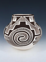 Laguna Pueblo Hand Coiled Pottery Olla - PuebloDirect.com