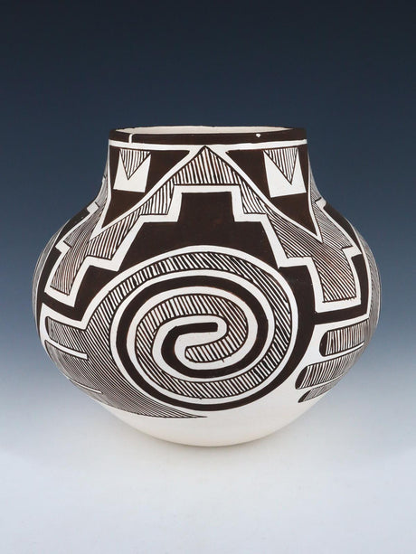 Laguna Pueblo Hand Coiled Pottery Olla - PuebloDirect.com