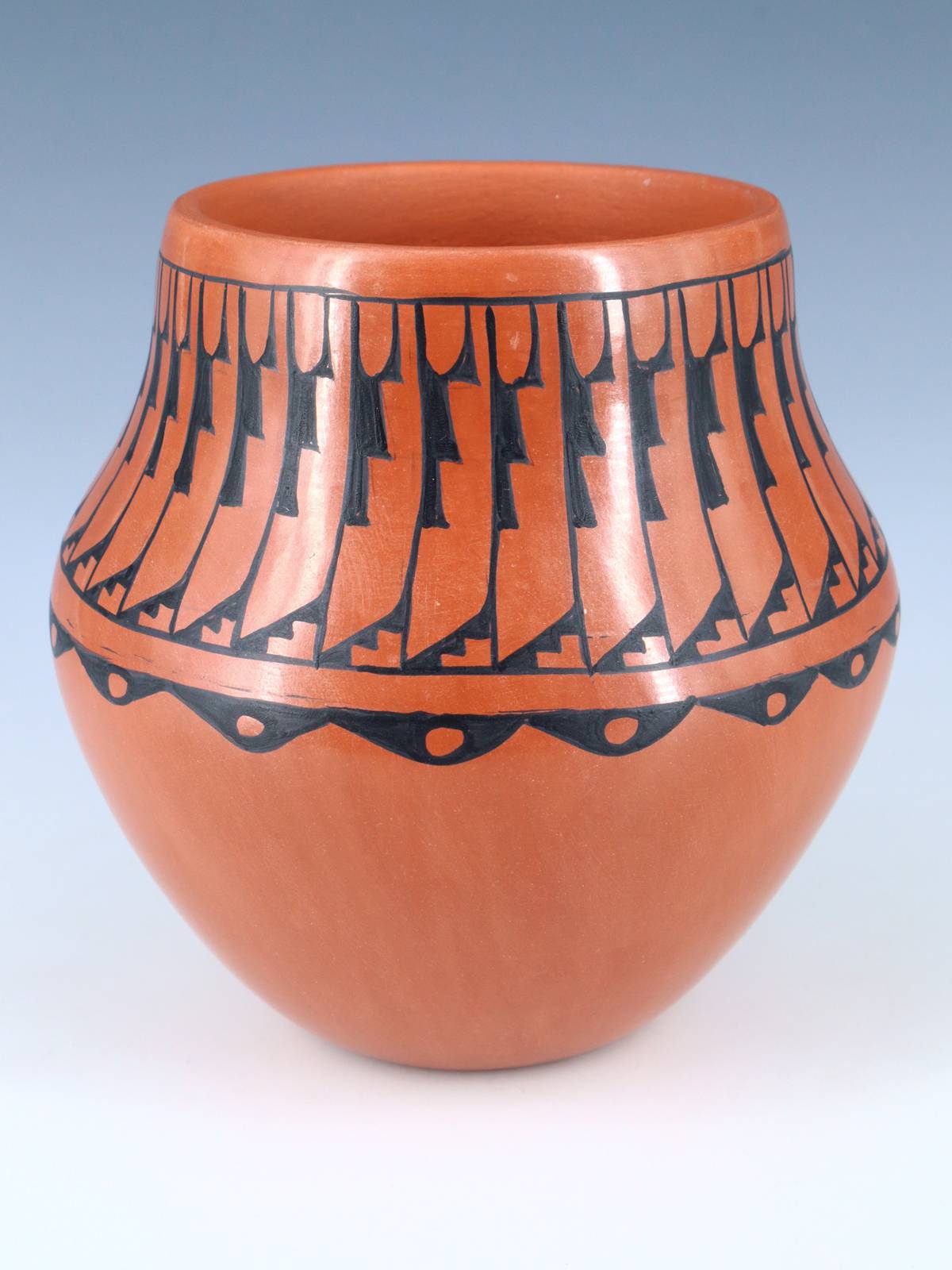 Jemez Pueblo Pottery Red Clay Bowl