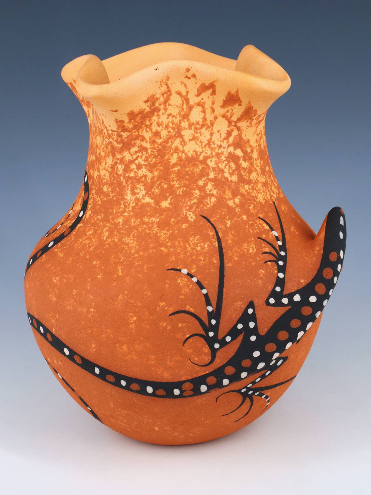 Zuni Pueblo Hand Made Pottery Vase