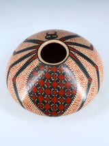 Mata Ortiz Paquime Pottery Maceta Semillas De Araña