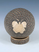 Mata Ortiz Painted Geometric Pottery Vase