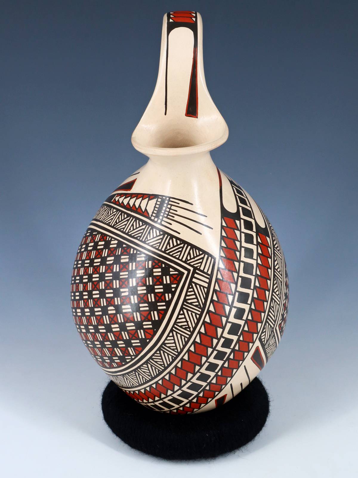 Vase de mariage en poterie Paquime enroulé à la main Mata Ortiz