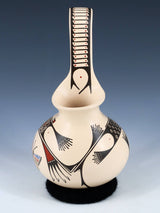 Mata Ortiz Hand Coiled Butterfly Wedding Vase