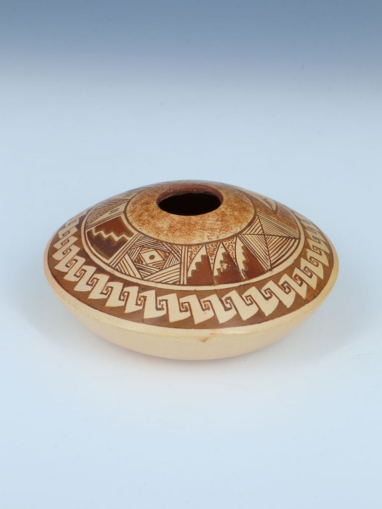 Hopi Hand Coiled Pottery Seed Pot - PuebloDirect.com