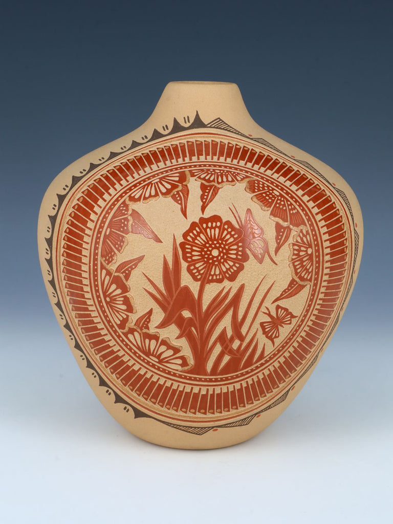 Estate Jemez Pueblo Hand Made Pottery Vase - PuebloDirect.com