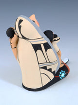 Jemez Pueblo Pottery Quatre bébés conteuse poupée