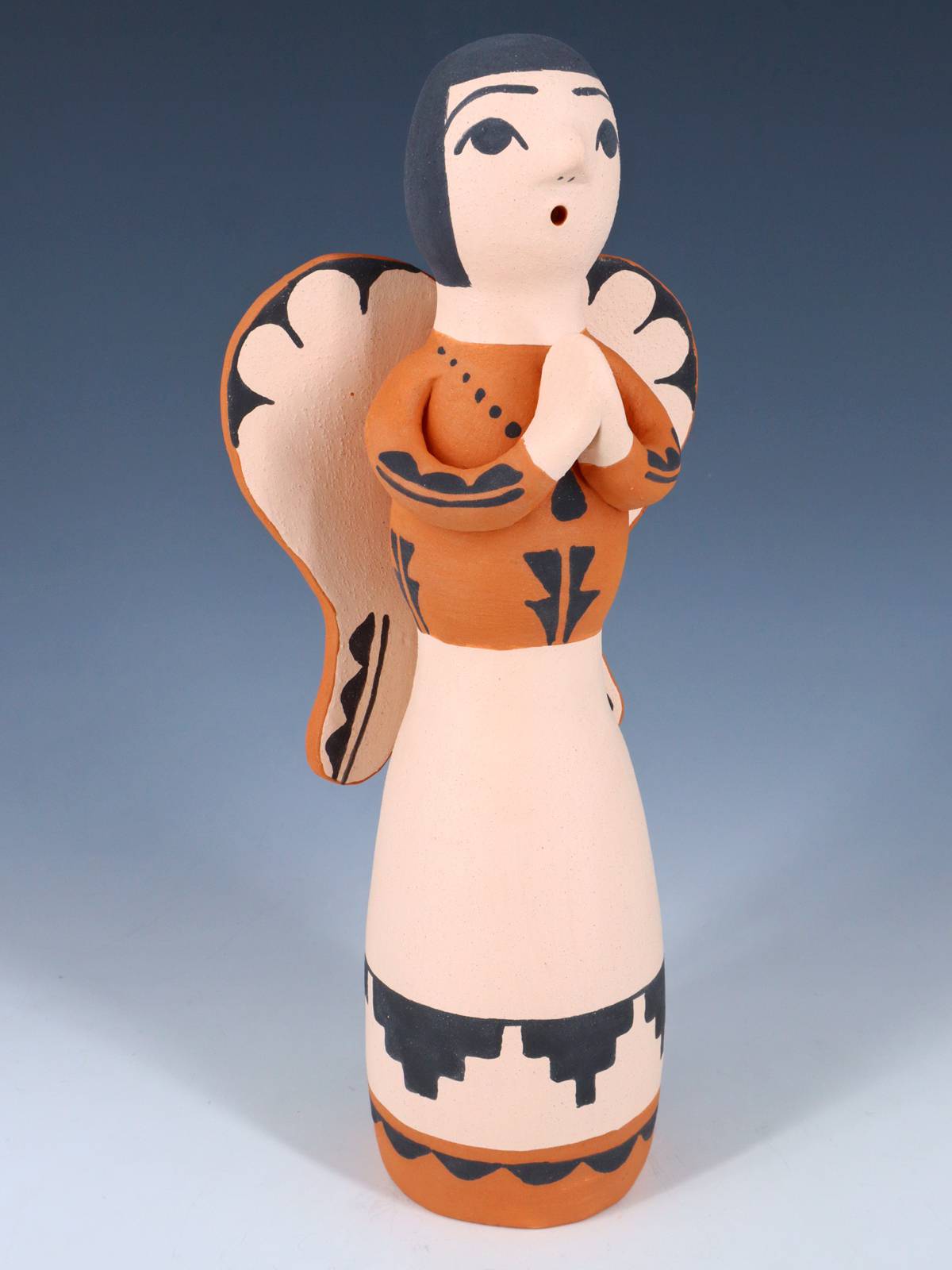 Jemez Pueblo Pottery Angel Storyteller Doll