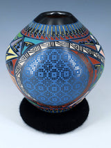 Mata Ortiz Cerámica enrollada y grabada a mano