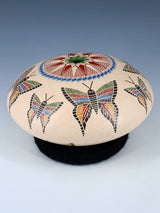 Poterie papillon gravée à la main Mata Ortiz