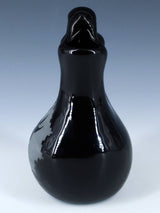 Vase de mariage tortue en poterie noire San Juan Pueblo