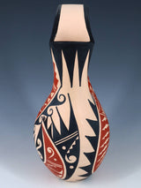 Jemez Pueblo Hand Coiled Pottery Wedding Vase
