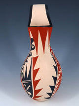 Jemez Pueblo Hand Coiled Pottery Wedding Vase