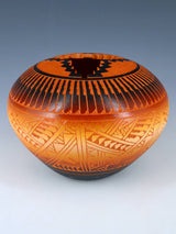Jarrón de cerámica grabada Acoma Pueblo