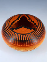 Jarrón de cerámica grabada Acoma Pueblo