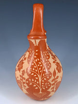 Pot de graines de papillon gravé Jemez Pueblo Pottery