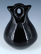 San Juan Pueblo Black Pottery Wedding Vase