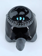 San Juan Pueblo Black Pottery Turtle