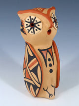 Jemez Pueblo Pottery Storyteller Owl Doll