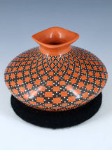 Mata Ortiz Hand Coiled Red Pottery Vase - PuebloDirect.com