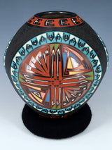 Mata Ortiz Hand Coiled and Painted Pottery