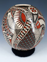 Hand Coiled Mata Ortiz Paquime Pottery Vase
