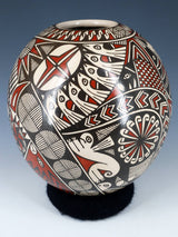 Hand Coiled Mata Ortiz Paquime Pottery Vase