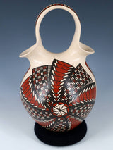 Mata Ortiz Hand Coiled Paquime Pottery Wedding Vase