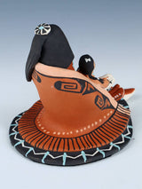 Jemez Pueblo Pottery Two Baby Storyteller Doll - PuebloDirect.com