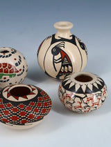 Mata Ortiz Hand Coiled Pottery Miniature Set - PuebloDirect.com