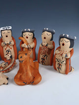 Jemez Pueblo Pottery 11 Piece Nativity Storyteller Set - PuebloDirect.com
