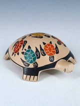 Small Mata Ortiz Hand Coiled Pottery Turtle Figurine - PuebloDirect.com
