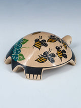 Small Mata Ortiz Hand Coiled Pottery Turtle Figurine - PuebloDirect.com