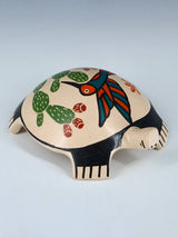 Small Mata Ortiz Hand Coiled Pottery Turtle Figurine - PuebloDirect.com