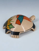 Small Mata Ortiz Hand Coiled Pottery Turtle Figurine - PuebloDirect.com