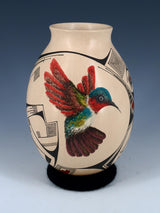 Grande poterie à effigie de dauphin enroulée à la main Mata Ortiz