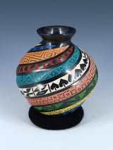 Mata Ortiz Hand Coiled and Painted Pottery