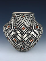 Acoma Pueblo Hand Coiled Fine Line Pottery