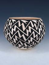 Acoma Pueblo Poterie Dazzler pour les yeux enroulés à la main